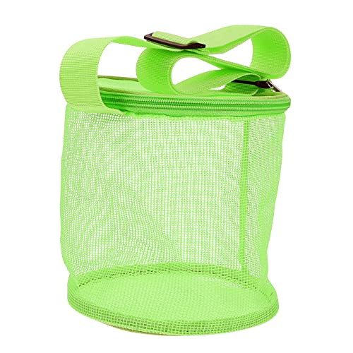 ibasenice 1stk Shell-Tasche Strandtasche Strandtuch Sandspielzeugtasche Mesh Im Freien Muschel Strandtaschen Muscheltaschen Für Strandspielzeug Kühltasche Kinderspielzeug PVC Green von ibasenice