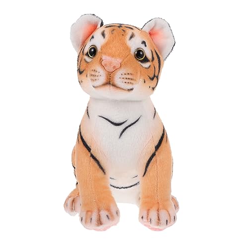 ibasenice 1stk Tiger Plüschtier Stofftierpuppe Plüschtier Für Ausgestopfter Tiger Gefüllte Tigerpuppe Tigerjahrverzierung Cartoon-tierpuppe Plüsch-Tiger-Puppe Pp Baumwolle von ibasenice