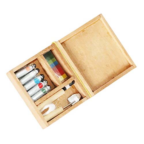 ibasenice 1stück Miniatur Malset Für Puppenhaus Mini Haus Dekoration Spielzeug Für Kreative Szenen Kinderzimmer Zubehör Sichere Und Flexible Nutzung ibasenice 1stück Miniatur Malset Für Puppenhaus Mini Haus Dekoration Spielzeug Für Kreative Szenen Kinderzimmer Zubehör Sichere Und Flexible Nutzung von ibasenice