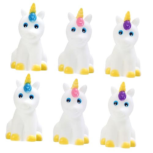 ibasenice 2 Bades pielzeug Set Kinderspielzeug Kinder badewannenspielzeug Einhorn-Badespielzeug für Babys Badespielzeug für Tiere Spielzeuge Einhorn-Duschspielzeug Duschspielzeug nehmen PVC von ibasenice