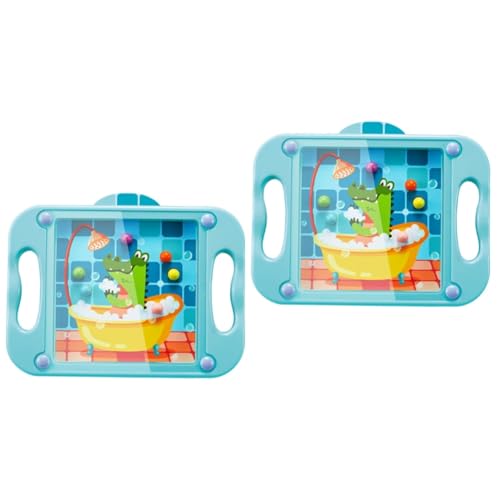 ibasenice 2 STK Balancierendes Perlenspielzeug Spielzeug für Kinder kinderspielzeug Partygeschenk für Kinder jucarii pentru copii Labyrinth-Rätsel-Spielzeug Labyrinth Ball Spielzeug Blue von ibasenice