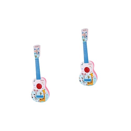 ibasenice 2 STK Ukulele-Spielzeuggitarre für Kinder Kinderspielzeuggitarre pädagogisches Musikspielzeug Kinder Musikspielzeug Ukulele Kinder Musikinstrument Spielzeug Kinderukulele von ibasenice