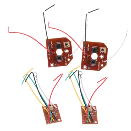 ibasenice 2 Sätze Fernbedienungsmodul Empfängerplatine Mit Antenne Rc-spielzeugmodul Spielzeug Für Wissenschaftliche Experimente Fernsender-empfängerplatine DIY-stromkreismodul Kupfer von ibasenice