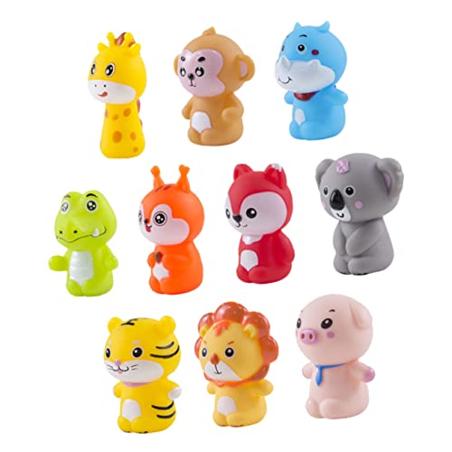 ibasenice 2 Sätze Fingerpuppe Kinderspielzeug Finger Für Tierfiguren Fingerspielzeug Lernspielzeug Fingerspielzeug Für Handpuppen Für Fingertier Flexible Puppen Vinyl von ibasenice