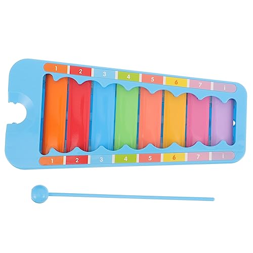 ibasenice 2 Sätze Kindermusik-Schlaginstrumente Musikgeschenk für Kinder -Xylophon Töne Handklopfen musikinstrumente Musical Instruments Schlagzeug-Xylophon Klavier klopfen Plastik Blue von ibasenice