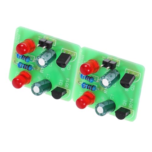 ibasenice 2 Sätze Lötübungsset mit LED Komponenten Elektronik DIY Kit für Anfänger Bistabiler Multioszillator Praktisches Löten Lernen für Schule und Forschung Experimente ibasenice 2 Sätze Lötübungsset mit LED Komponenten Elektronik DIY Kit für Anfänger Bistabiler Multioszillator Praktisches Löten Lernen für Schule und Forschung Experimente von ibasenice