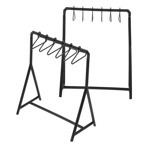 ibasenice 2 Sätze Mini Wäschegestell für Puppen aus Robustem Kunststoff mit Kleiderbügeln Vielseitiges Puppenhaus Möbel Zubehör für Aufbewahrung und Interaktives Spiel ibasenice 2 Sätze Mini Wäschegestell für Puppen aus Robustem Kunststoff mit Kleiderbügeln Vielseitiges Puppenhaus Möbel Zubehör für Aufbewahrung und Interaktives Spiel von ibasenice