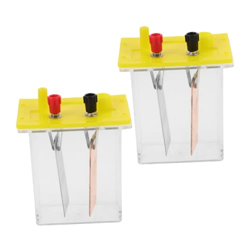 ibasenice 2 Sätze Saltwasser Batterie Experimentierset Physik Lernspielzeug für Stem Wissenschaftskit mit Metallplatten für Schulprojekte und DIY Energie Experimente ibasenice 2 Sätze Saltwasser Batterie Experimentierset Physik Lernspielzeug für Stem Wissenschaftskit mit Metallplatten für Schulprojekte und DIY Energie Experimente von ibasenice