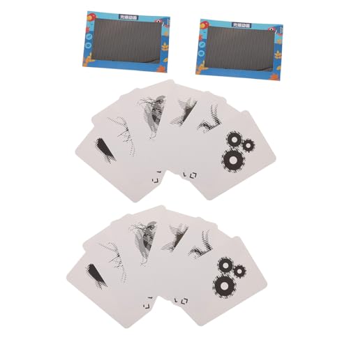 ibasenice 2 Sätze Stem Wissenschaft Experimentierset Lentikular Animation für Optische Täuschung Lernspiel DIY Bastelset für Frühbildung und Naturwissenschaftliche Experimente ibasenice 2 Sätze Stem Wissenschaft Experimentierset Lentikular Animation für Optische Täuschung Lernspiel DIY Bastelset für Frühbildung und Naturwissenschaftliche Experimente von ibasenice