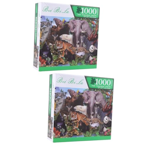 ibasenice 2 Sätze à 1000 Stück Puzzle Rätsel von ibasenice