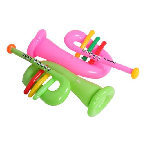 ibasenice 2 Stück Aufblasbares Musikinstrument Kinderinstrument aufblasbare Spielzeuge Accessoire Wiederverwendbares Inflationsspielzeug lustiges Inflationsspielzeug Kinderbedarf PVC ibasenice 2 Stück Aufblasbares Musikinstrument Kinderinstrument aufblasbare Spielzeuge Accessoire Wiederverwendbares Inflationsspielzeug lustiges Inflationsspielzeug Kinderbedarf PVC von ibasenice