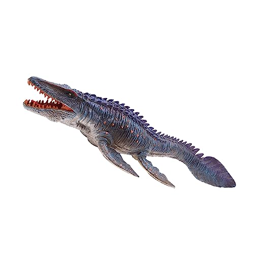 ibasenice 2 Stück Dinosaurier Modell Spielzeug Tier Dinosaurier Schmuck Simulation Dinosaurier Plesiosaurier Modell Ornament Blau von ibasenice