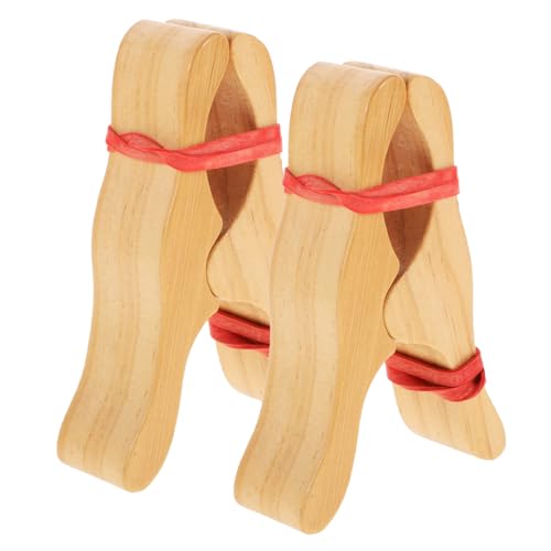 ibasenice 2 Stück Holzdecken-Clips, Holz-wäscheklammern, Holzdecken-Clips, Holzspiel-Clips, Spielzelt-Clips, Kinder-Fort-Clips von ibasenice