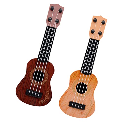 ibasenice 2 Stück Kinderspielzeug Ukulele Mini Gitarren Modell aus Sicherem Kunststoff Realistische Simulation Musikspielzeug für Kleinkinder und Frühe Musikalische Geschenk zur ibasenice 2 Stück Kinderspielzeug Ukulele Mini Gitarren Modell aus Sicherem Kunststoff Realistische Simulation Musikspielzeug für Kleinkinder und Frühe Musikalische Geschenk zur von ibasenice