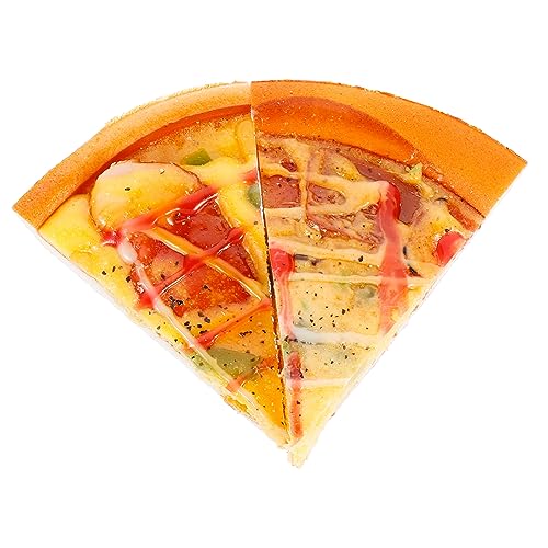 ibasenice 2 Stück Künstliche Pizzascheiben Deko Teilig Realistische Lebensmittelmodelle für Fotografie Requisiten und Lernspielzeug für Zuhause Kindergarten und Gastronomie ibasenice 2 Stück Künstliche Pizzascheiben Deko Teilig Realistische Lebensmittelmodelle für Fotografie Requisiten und Lernspielzeug für Zuhause Kindergarten und Gastronomie von ibasenice
