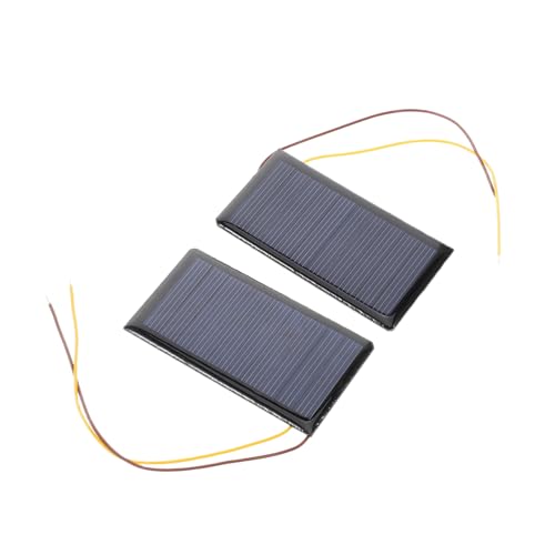 ibasenice 2 Stück Mini Solarmodule Für DIY Projekte 5 V 60 Ma Tragbares Solarstrom Set Für Wissenschaftliche Experimente Und Ladegeräte von ibasenice