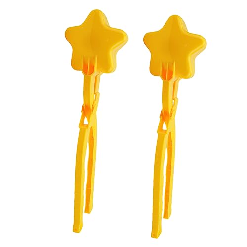 ibasenice 2 Stück Schnee klemme schneeballmaschinen schneeballzange Schneeballclip-Accessoire Schneeballclip- Schneeballkampf Schneeballklemme Schneeclip Schneeball-Clip Plastik Yellow von ibasenice