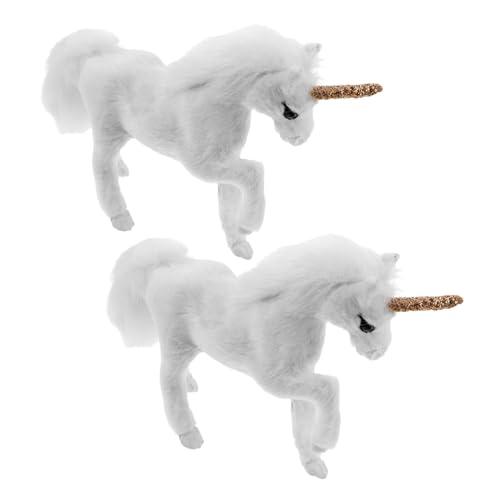 ibasenice 2 Stück Teiliges Einhorn-deko- Realistische Tierfiguren mit Weichem Kunstfell Detailreiche Miniatur-Ornamente für Zuhause Büro und Outdoor-Fotografie Leicht und Tragbar ibasenice 2 Stück Teiliges Einhorn-deko- Realistische Tierfiguren mit Weichem Kunstfell Detailreiche Miniatur-Ornamente für Zuhause Büro und Outdoor-Fotografie Leicht und Tragbar von ibasenice
