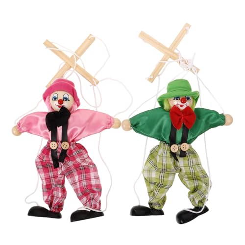 ibasenice 2 Stück Teiliges Marionetten Puppenspiel aus Holz Lustige Clown und Piratenfiguren Spielbare Marionette für Puppentheater Dekorativ und Langlebig String Puppets ibasenice 2 Stück Teiliges Marionetten Puppenspiel aus Holz Lustige Clown und Piratenfiguren Spielbare Marionette für Puppentheater Dekorativ und Langlebig String Puppets von ibasenice