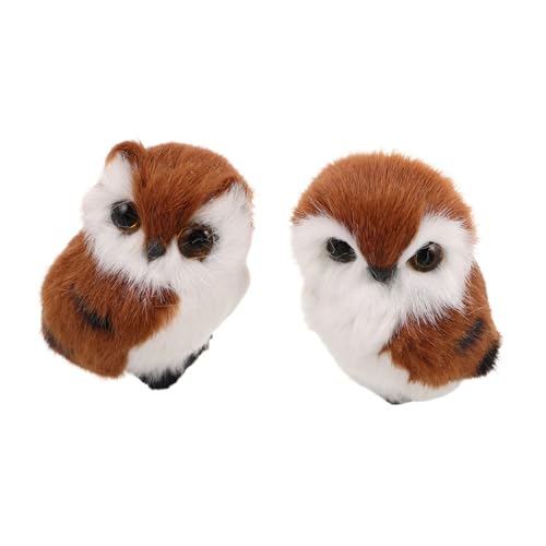 ibasenice 2 Stück Teiliges Realistische Eulen Plüschtiere aus Weichem Material Vielseitige Deko für Kinderzimmer Wohnzimmer für Geburtstagsfeiern und Festliche Anlässe ibasenice 2 Stück Teiliges Realistische Eulen Plüschtiere aus Weichem Material Vielseitige Deko für Kinderzimmer Wohnzimmer für Geburtstagsfeiern und Festliche Anlässe von ibasenice
