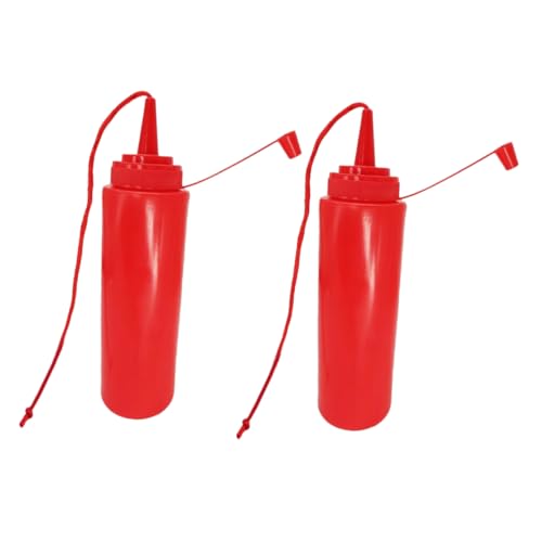 ibasenice 2 Stücke Streich Ketchup Flasche Lustige Squeeze Flasche Gefälschte Dressing Container Halloween Streich Neuheit Trick Würze Squirt Container Heikle Prop von ibasenice