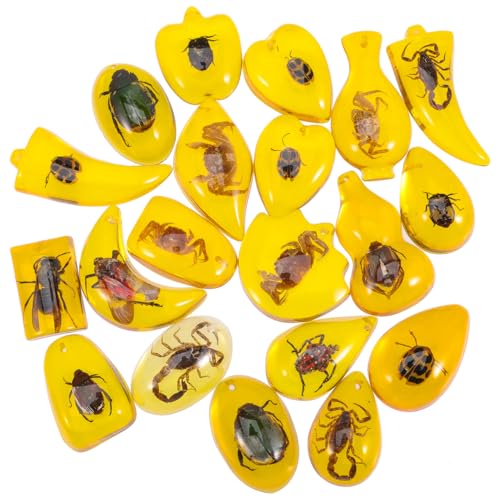 ibasenice Bernstein-Insekt 20 Stück Bunte Bernstein-Insekten-AnhäNger FüR Kinder – Kreatives Lernspielzeug Zur FöRderung Von Wissenschaftsinteresse Und Dekoration FüR Geschenke Und Outdoor-AktivitäTen ibasenice Bernstein-Insekt 20 Stück Bunte Bernstein-Insekten-AnhäNger FüR Kinder – Kreatives Lernspielzeug Zur FöRderung Von Wissenschaftsinteresse Und Dekoration FüR Geschenke Und Outdoor-AktivitäTen von ibasenice