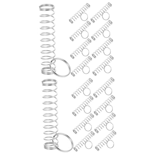 ibasenice 20 STK Magische Requisiten Frühlings-Puzzle-Gimmick Ring an der Feder magische spielzeuge Spielzeugzauberset Puzzlematte leichte Trickspielzeuge Trick liefert Rostfreier Stahl von ibasenice