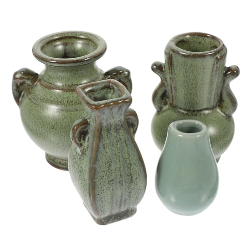 ibasenice 20 STK Mini-blumenvase Blumenvasen Minivasen Für Blumen Chinoiserie-dekor Tischvasen Klein Süße Vasen Zen-vase Hydroponische Vasen Blumenvase Groß Blumendekoration Keramik von ibasenice