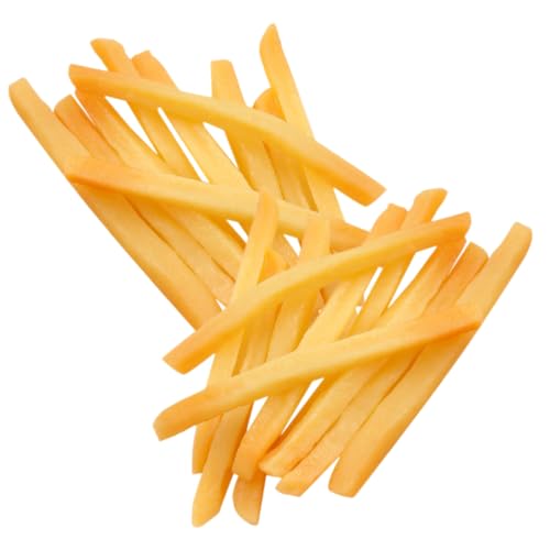 ibasenice 20 Stück Pommes Frites Modell Simulation Lebensmittel Pommes Frites Fotografie Requisite Für Pommes Frites Spielzeug Künstliche Lebensmittel Simulation Pommes Frites Gefälschte von ibasenice