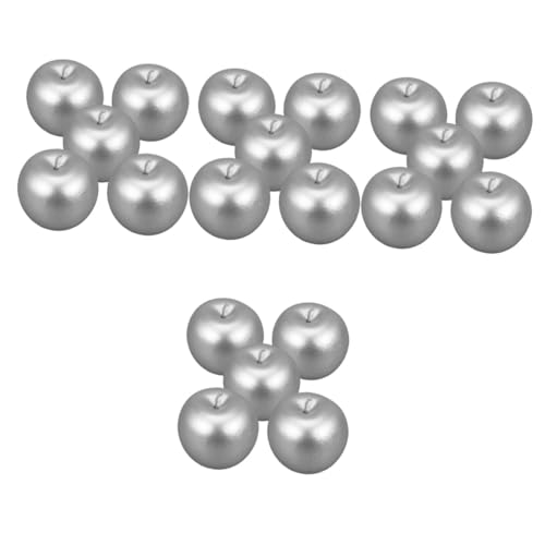 ibasenice 20 Stück Simulationsobstmodell Künstliche Obstfigur Künstlicher Schaumapfel Künstlicher Apfel Künstliche Äpfel Tafelaufsatz Weihnachtsäpfel Ornamente Gefälschte Früchte von ibasenice