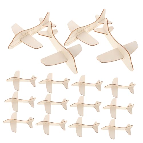 ibasenice 20 Stück Teiliges Holzflugzeug Bastelset zum Bemalen DIY Mini Flugzeugmodell aus Nachhaltigem Holz Kreatives Kinderspielzeug für Jungen und Mädchen Bastelidee für Schule Zuhause ibasenice 20 Stück Teiliges Holzflugzeug Bastelset zum Bemalen DIY Mini Flugzeugmodell aus Nachhaltigem Holz Kreatives Kinderspielzeug für Jungen und Mädchen Bastelidee für Schule Zuhause von ibasenice