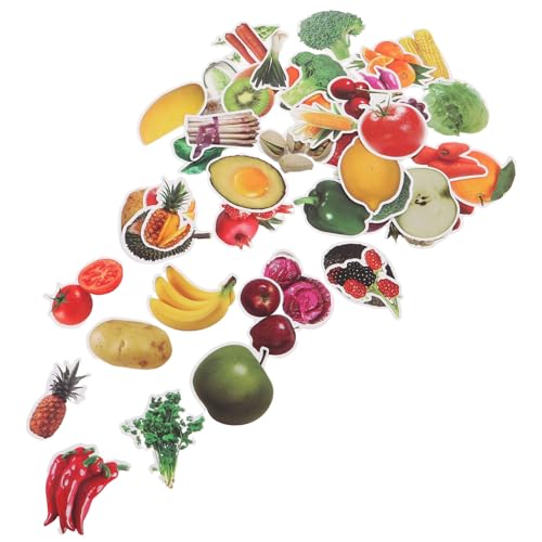 ibasenice 200 Stück Obst und Gemüse Sticker Lernsticker Realistische Lebensmittelechte Aufkleber für Schule Belohnung Laptop Wasserflasche Scrapbook ibasenice 200 Stück Obst und Gemüse Sticker Lernsticker Realistische Lebensmittelechte Aufkleber für Schule Belohnung Laptop Wasserflasche Scrapbook von ibasenice