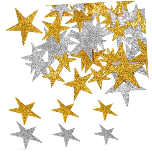 ibasenice 200 Weihnachtsstern Sticker Eva Schaumstoff Glitter Stern Aufkleber in Gold und Silber Langlebig Flexibel Dekorativ für Party Basteln und Festliche Dekorationen ibasenice 200 Weihnachtsstern Sticker Eva Schaumstoff Glitter Stern Aufkleber in Gold und Silber Langlebig Flexibel Dekorativ für Party Basteln und Festliche Dekorationen von ibasenice