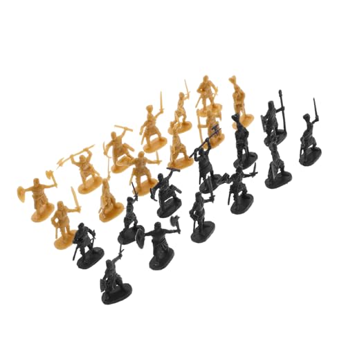 ibasenice 200St Mini-Soldatenmodell Ritter Actionfiguren kleine Menschenfigur Armee Miniatur-Soldatenfiguren kleine Soldatenmodelle Soldatenfiguren aus Kunststoff Mini-People-Modelle Plastik von ibasenice