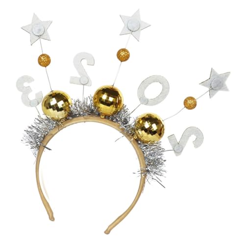 ibasenice 2023 fasching haarschmuck faschings haarschmuck silvester haarschmuck Langlebiger Haarreif haarschmuck festlich neujahr haarband Stirnband Party-Haarschmuck Kopfschmuck Grüßer von ibasenice