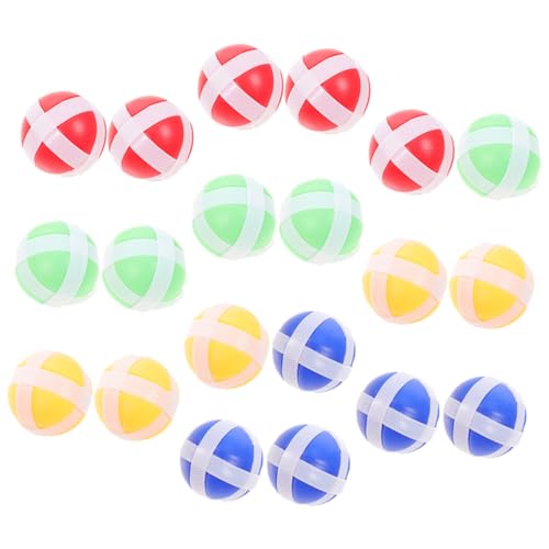 ibasenice Kinder Spielzeug Klettballspiel Kinder Klettballspiel Bälle Interaktive Sticky Balls Für Farben Perfekt Für Dartscheiben Und Spielspaß Drinnen Und Draußen von ibasenice