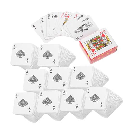 ibasenice 24 Sätze Mini-Spielkarten Reisekartenspiele Reise-minispielkarten Mini-kartenspiel Tragbare Spielkarten Pokerspiel Spielkarten Für Kinder Kleine Karten Beschichtetes Papier von ibasenice