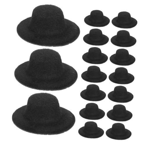 ibasenice 24 Stück Teiliges Mini Filzhüte Miniatur-mützen für Puppen DIY Bastelprojekte Leichte Schwarze Mini-zylinder mit Vintage-charme Festliche Weihnachtsbaumdekoration und ibasenice 24 Stück Teiliges Mini Filzhüte Miniatur-mützen für Puppen DIY Bastelprojekte Leichte Schwarze Mini-zylinder mit Vintage-charme Festliche Weihnachtsbaumdekoration und von ibasenice