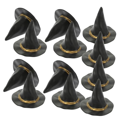 ibasenice 24 Stück Teiliges Mini Hexenhut Leichte Stabile Kunststoff Miniatur-Halloween-hüte für DIY Bastelprojekte Weinflaschen-deko Puppenhaus Halloween Party Schwarze Hexenhut Figuren ibasenice 24 Stück Teiliges Mini Hexenhut Leichte Stabile Kunststoff Miniatur-Halloween-hüte für DIY Bastelprojekte Weinflaschen-deko Puppenhaus Halloween Party Schwarze Hexenhut Figuren von ibasenice