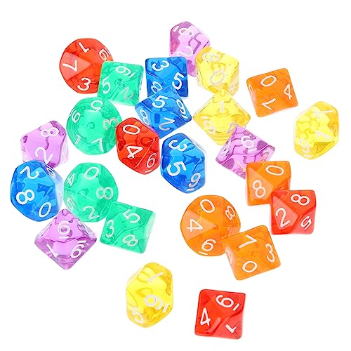 ibasenice 24 Stück Teiliges Polyedrisches Würfel Set Transparent Farbverlauf für Brettspiele Lernspiele und Party deko Leicht Kompakt für Rollenspiele ibasenice 24 Stück Teiliges Polyedrisches Würfel Set Transparent Farbverlauf für Brettspiele Lernspiele und Party deko Leicht Kompakt für Rollenspiele von ibasenice