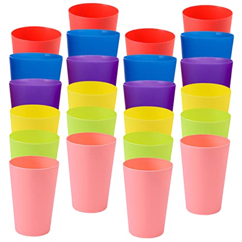 ibasenice 24St Tassen stapeln Stacking Cups plastikenten zabawki stymulujące rozwój geburtstagsmitgebsl spielwaren für draußen -Stapelbecher Stapelbecher für Kleinkinder von ibasenice