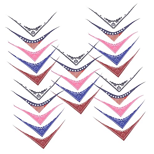 ibasenice 25 Stück Teiliges Mini Dreieckstuch für Puppendekoration Leichte Wollschals in Weiß Blau Sternenmuster Wiederverwendbar für DIY und Kleine Figuren ibasenice 25 Stück Teiliges Mini Dreieckstuch für Puppendekoration Leichte Wollschals in Weiß Blau Sternenmuster Wiederverwendbar für DIY und Kleine Figuren von ibasenice