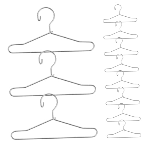 ibasenice 25 Stück Teiliges Miniatur Kleiderbügel aus Metall Kleine Puppenkleiderbügel für Puppenhäuser Vielseitige Stabile Mini Aufhänger für Puppenkleidung und Sammlerdisplay ibasenice 25 Stück Teiliges Miniatur Kleiderbügel aus Metall Kleine Puppenkleiderbügel für Puppenhäuser Vielseitige Stabile Mini Aufhänger für Puppenkleidung und Sammlerdisplay von ibasenice