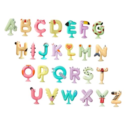 ibasenice 26 Stück Teiliges Alphabet badewannenspielzeug mit Saugnäpfen Lernspielzeug für Kleinkinder und Vorschulkinder Tierische Buchstaben Formen Entwicklungsförderndes Familienspielzeug ibasenice 26 Stück Teiliges Alphabet badewannenspielzeug mit Saugnäpfen Lernspielzeug für Kleinkinder und Vorschulkinder Tierische Buchstaben Formen Entwicklungsförderndes Familienspielzeug von ibasenice