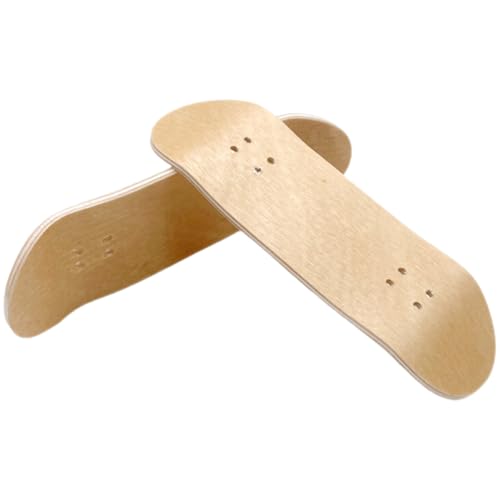 ibasenice 2St Mini-Skateboarddeck aus Holz Finger Skateboard fingerskaterboard Mini-Skateboard-Deck Finger-Skateboard-Holzdeck Deck für Fingerskateboard Finger-Skateboard-Deck-Ersatz Ahorn von ibasenice