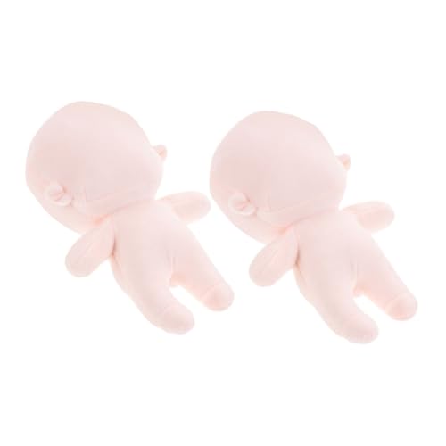 ibasenice 2St Puppe Puppe Puppen für Erwachsene Puppen für Puppenaccessoires Puppen zum Gestalten Puppen zum tragbare Leere Puppe Plüschpuppe PP Baumwolle von ibasenice