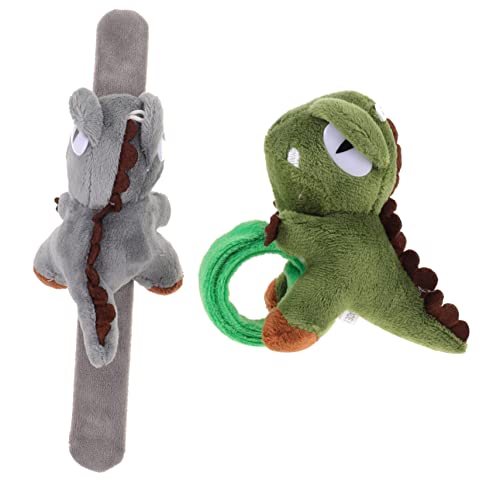 ibasenice 2St Puppenring Hirsch Handpuppe Film Roboter Lebewesen Plüschtier wild armbänder für ' party favours fun toy toys Schlagbänder für Party-Slap-Armbänder Stoff von ibasenice