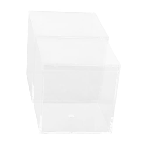 ibasenice 2er-Box Zauberwürfel-displaybox Puzzle-würfelbehälter Klarsichtwürfel-sammelbox Kleine Kisten Kleiner Quadratischer Aufbewahrungsorganisator Kleine Würfelvitrine Transparent Acryl von ibasenice