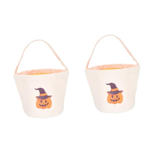 ibasenice 2st Halloween-requisiten Griffkorb Behandeln Kleine Korbaufbewahrung Halloween-leckereien Einkaufskorb Süßigkeitentüte Für Kinder Halloween-korb Halloween-goodie-bag Korb Für Stoff von ibasenice