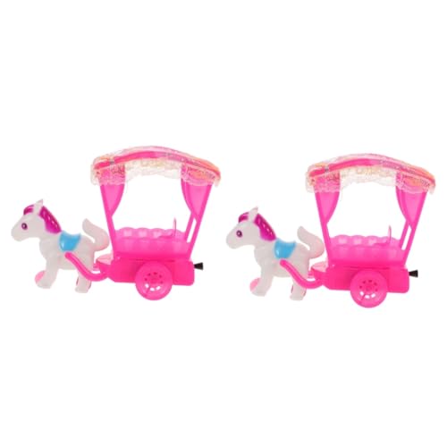 ibasenice 2st Ponyspielzeug Reibungsbetriebenes Spielzeugauto Auto Für Kleinkinder Auto Zurückziehen Spielzeug Für Babyautos Spielzeug Partygeschenke Für Kleinkinder Modellauto Plastik von ibasenice